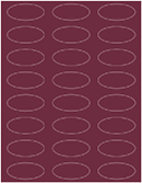 Wine Soho Oval Labels 2 1/4 x 1 (24 per sheet - 5 sheets per pack)