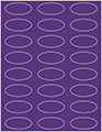 Amethyst Soho Oval Labels 2 1/4 x 1 (24 per sheet - 5 sheets per pack)