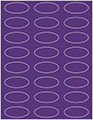 Amethyst Soho Oval Labels 2 1/4 x 1 (24 per sheet - 5 sheets per pack)