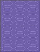 Amethyst Soho Oval Labels 2 1/4 x 1 (24 per sheet - 5 sheets per pack)