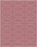Riviera Rose Soho Oval Labels 2 1/4 x 1 (24 per sheet - 5 sheets per pack)