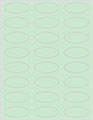 Green Tea Soho Oval Labels 2 1/4 x 1 (24 per sheet - 5 sheets per pack)