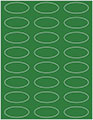 Verde Soho Oval Labels 2 1/4 x 1 (24 per sheet - 5 sheets per pack)