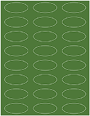 Verde Soho Oval Labels 2 1/4 x 1 (24 per sheet - 5 sheets per pack)