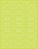 Citrus Green Soho Oval Labels 2 1/4 x 1 (24 per sheet - 5 sheets per pack)