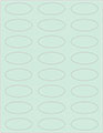 Mist Soho Oval Labels 2 1/4 x 1 (24 per sheet - 5 sheets per pack)