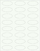 Mist Soho Oval Labels 2 1/4 x 1 (24 per sheet - 5 sheets per pack)