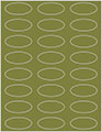 Olive Soho Oval Labels 2 1/4 x 1 (24 per sheet - 5 sheets per pack)