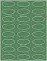 Bermuda Soho Oval Labels 2 1/4 x 1 (24 per sheet - 5 sheets per pack)
