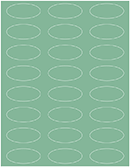 Bermuda Soho Oval Labels 2 1/4 x 1 (24 per sheet - 5 sheets per pack)
