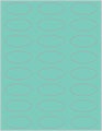 South Beach Soho Oval Labels 2 1/4 x 1 (24 per sheet - 5 sheets per pack)