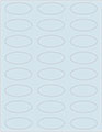 Blue Feather Soho Oval Labels 2 1/4 x 1 (24 per sheet - 5 sheets per pack)
