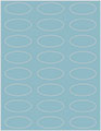 Textured Aquamarine Soho Oval Labels 2 1/4 x 1 (24 per sheet - 5 sheets per pack)