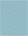 Textured Aquamarine Soho Oval Labels 2 1/4 x 1 (24 per sheet - 5 sheets per pack)