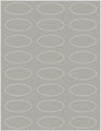 Fog Soho Oval Labels 2 1/4 x 1 (24 per sheet - 5 sheets per pack)