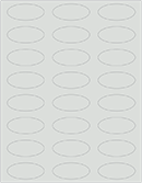 Fog Soho Oval Labels 2 1/4 x 1 (24 per sheet - 5 sheets per pack)