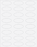 Soho Grey Soho Oval Labels 2 1/4 x 1 (24 per sheet - 5 sheets per pack)