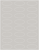 Wealth Soho Oval Labels 2 1/4 x 1 (24 per sheet - 5 sheets per pack)