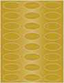 Rich Gold Soho Oval Labels 2 1/4 x 1 (24 per sheet - 5 sheets per pack)