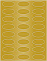 Rich Gold Soho Oval Labels 2 1/4 x 1 (24 per sheet - 5 sheets per pack)