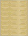 Gold Leaf Soho Oval Labels 2 1/4 x 1 (24 per sheet - 5 sheets per pack)
