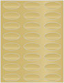 Gold Leaf Soho Oval Labels 2 1/4 x 1 (24 per sheet - 5 sheets per pack)