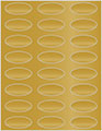 Antique Gold Soho Oval Labels 2 1/4 x 1 (24 per sheet - 5 sheets per pack)