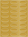 Antique Gold Soho Oval Labels 2 1/4 x 1 (24 per sheet - 5 sheets per pack)