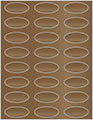 Bronze Soho Oval Labels 2 1/4 x 1 (24 per sheet - 5 sheets per pack)