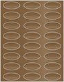 Bronze Soho Oval Labels 2 1/4 x 1 (24 per sheet - 5 sheets per pack)