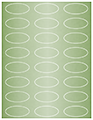 Mojito Soho Oval Labels 2 1/4 x 1 (24 per sheet - 5 sheets per pack)