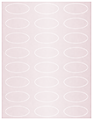 Blush Soho Oval Labels 2 1/4 x 1 (24 per sheet - 5 sheets per pack)