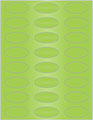 Sour Apple Soho Oval Labels 2 1/4 x 1 (24 per sheet - 5 sheets per pack)