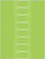 Sour Apple Soho Oval Labels 2 1/4 x 1 (24 per sheet - 5 sheets per pack)