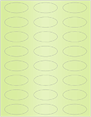 Sour Apple Soho Oval Labels 2 1/4 x 1 (24 per sheet - 5 sheets per pack)