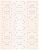 Coral Metallic Soho Oval Labels 2 1/4 x 1 (24 per sheet - 5 sheets per pack)