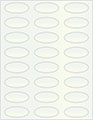 Metallic Aquamarine Soho Oval Labels 2 1/4 x 1 (24 per sheet - 5 sheets per pack)