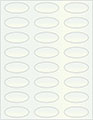 Metallic Aquamarine Soho Oval Labels 2 1/4 x 1 (24 per sheet - 5 sheets per pack)