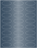 Iris Blue Soho Oval Labels 2 1/4 x 1 (24 per sheet - 5 sheets per pack)