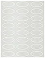 Lustre Soho Oval Labels 2 1/4 x 1 (24 per sheet - 5 sheets per pack)