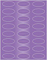 Grape Jelly Soho Oval Labels 2 1/4 x 1 (24 per sheet - 5 sheets per pack)