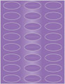 Grape Jelly Soho Oval Labels 2 1/4 x 1 (24 per sheet - 5 sheets per pack)