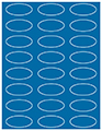 Adriatic Soho Oval Labels 2 1/4 x 1 (24 per sheet - 5 sheets per pack)