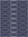 Cobalt Soho Oval Labels 2 1/4 x 1 (24 per sheet - 5 sheets per pack)