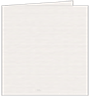 Linen Natural White Landscape Card 4 3/4 x 4 3/4 - 25/Pk