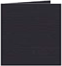 Linen Black Landscape Card 4 3/4 x 4 3/4 - 25/Pk