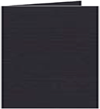 Linen Black Landscape Card 5 3/4 x 5 3/4 - 25/Pk