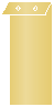 Gold Layer Invitation Cover (3 7/8 x 9 1/4) - 25/Pk