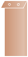 Copper Layer Invitation Cover (3 7/8 x 9 1/4) - 25/Pk