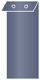 Blue Satin Layer Invitation Cover (3 7/8 x 9 1/4) - 25/Pk